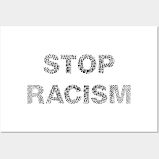 Stop Racism Posters and Art